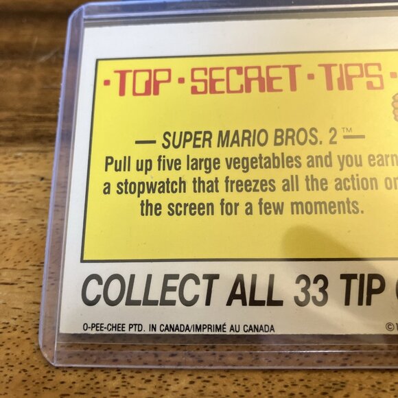 1989 Topps Nintendo Game Packs Super Mario Bros Sticker #11 - Picture 6 of 7